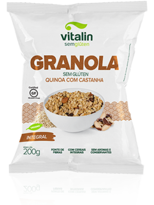 Granola Quinoa com Castanha Integral Vitalin